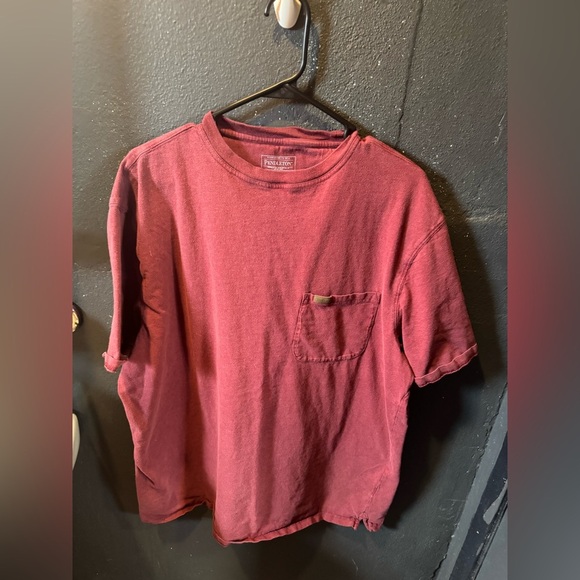 Pendleton Men's Burgundy Short Sleeve Tee - Picture 1 of 3